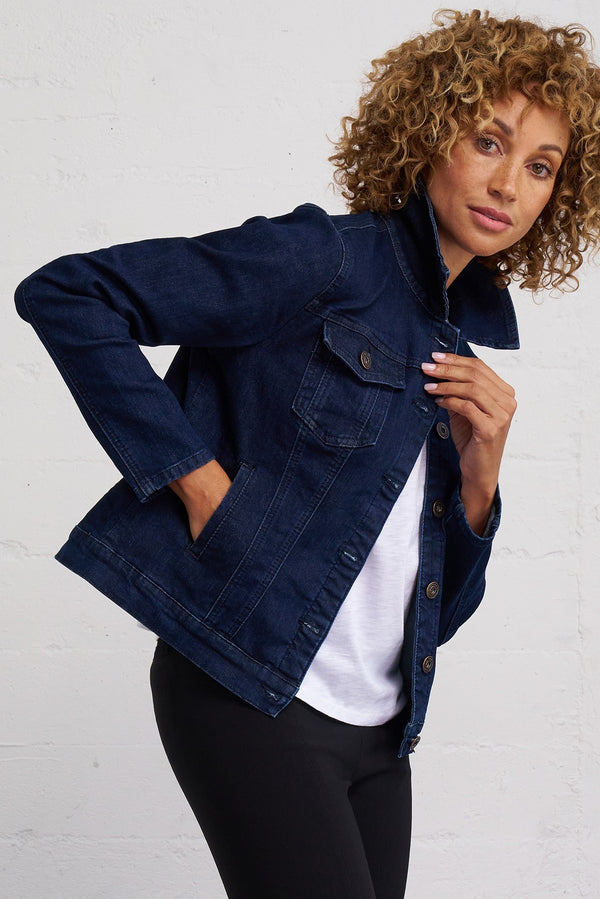 Classic Stretch Denim Jacket