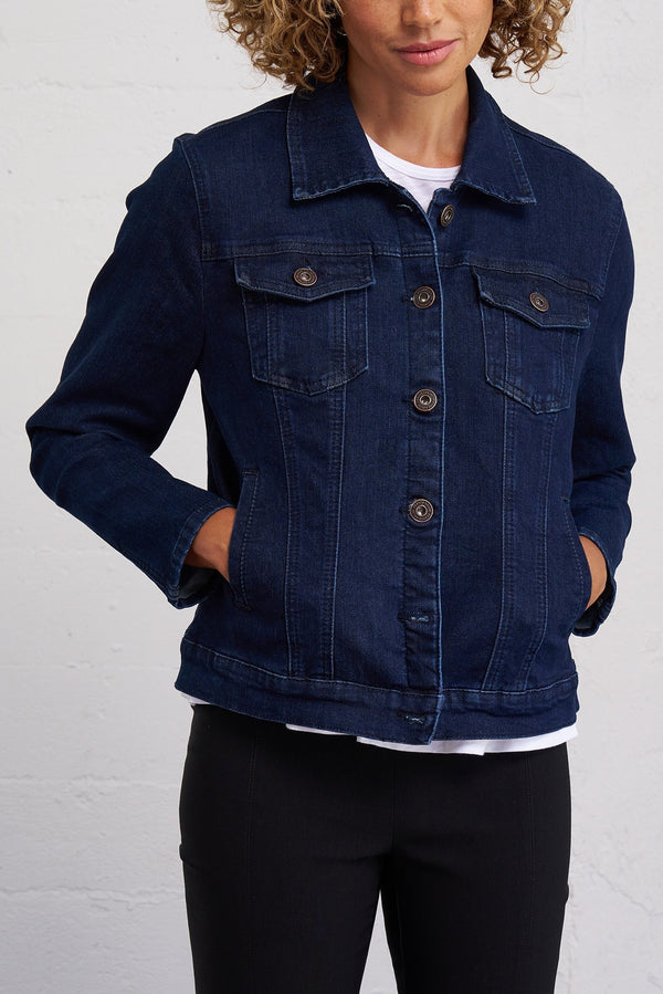 Classic Stretch Denim Jacket