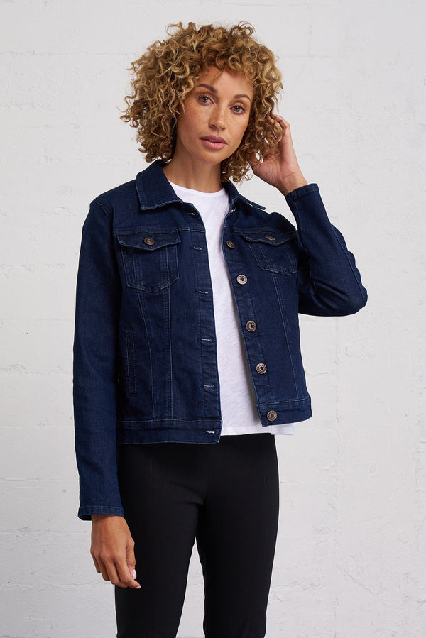 Classic Stretch Denim Jacket