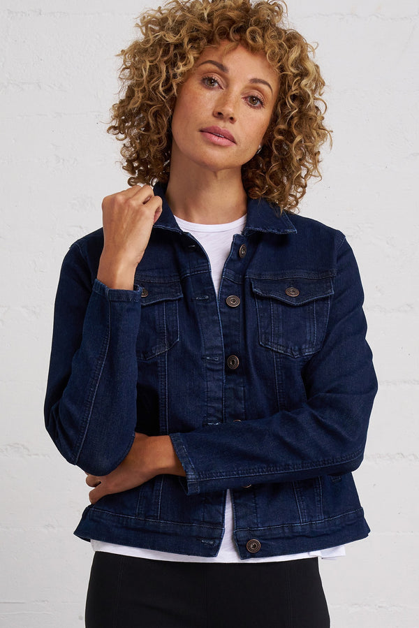 Classic Stretch Denim Jacket