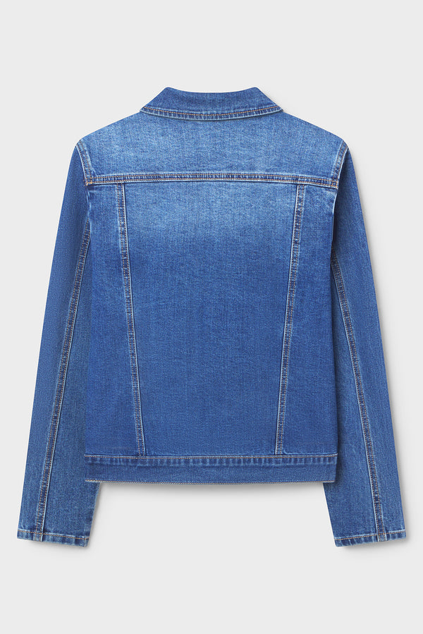 Classic Stretch Denim Jacket