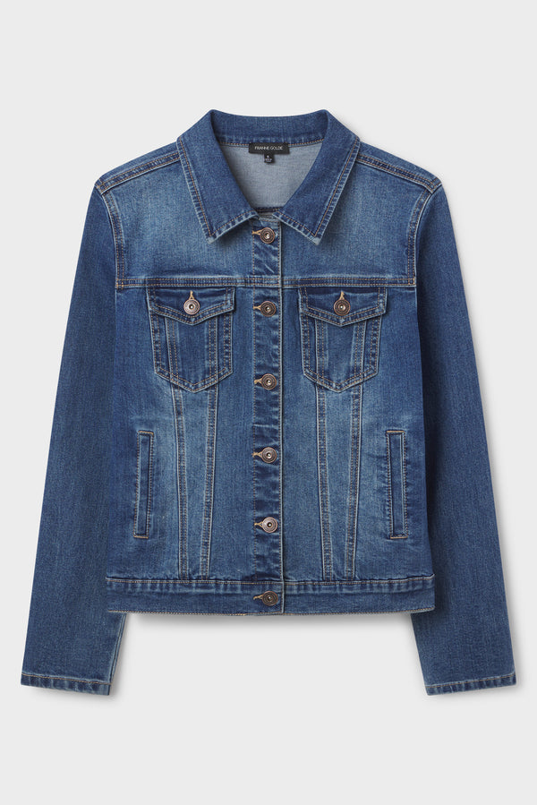 Classic Stretch Denim Jacket