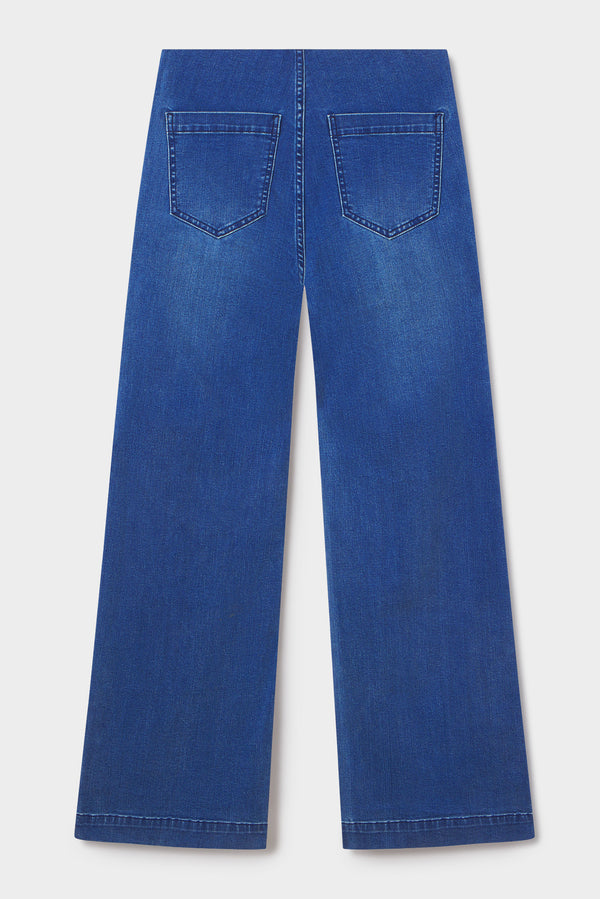 Wide Leg Stretch Jean