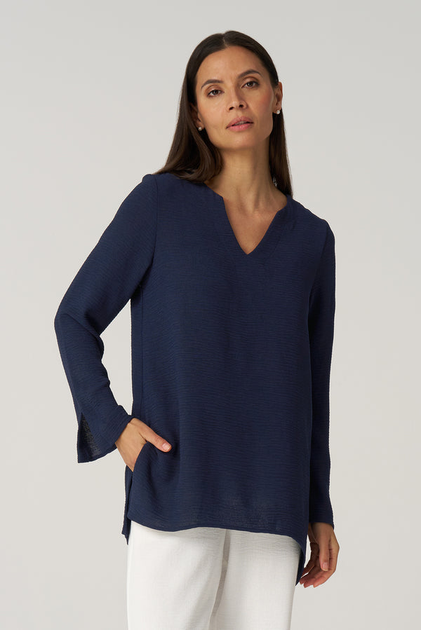 Crepe Gauze Tunic