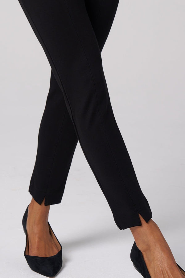 Girl Curves Tall Knit Slim Ankle Pants Black XL New